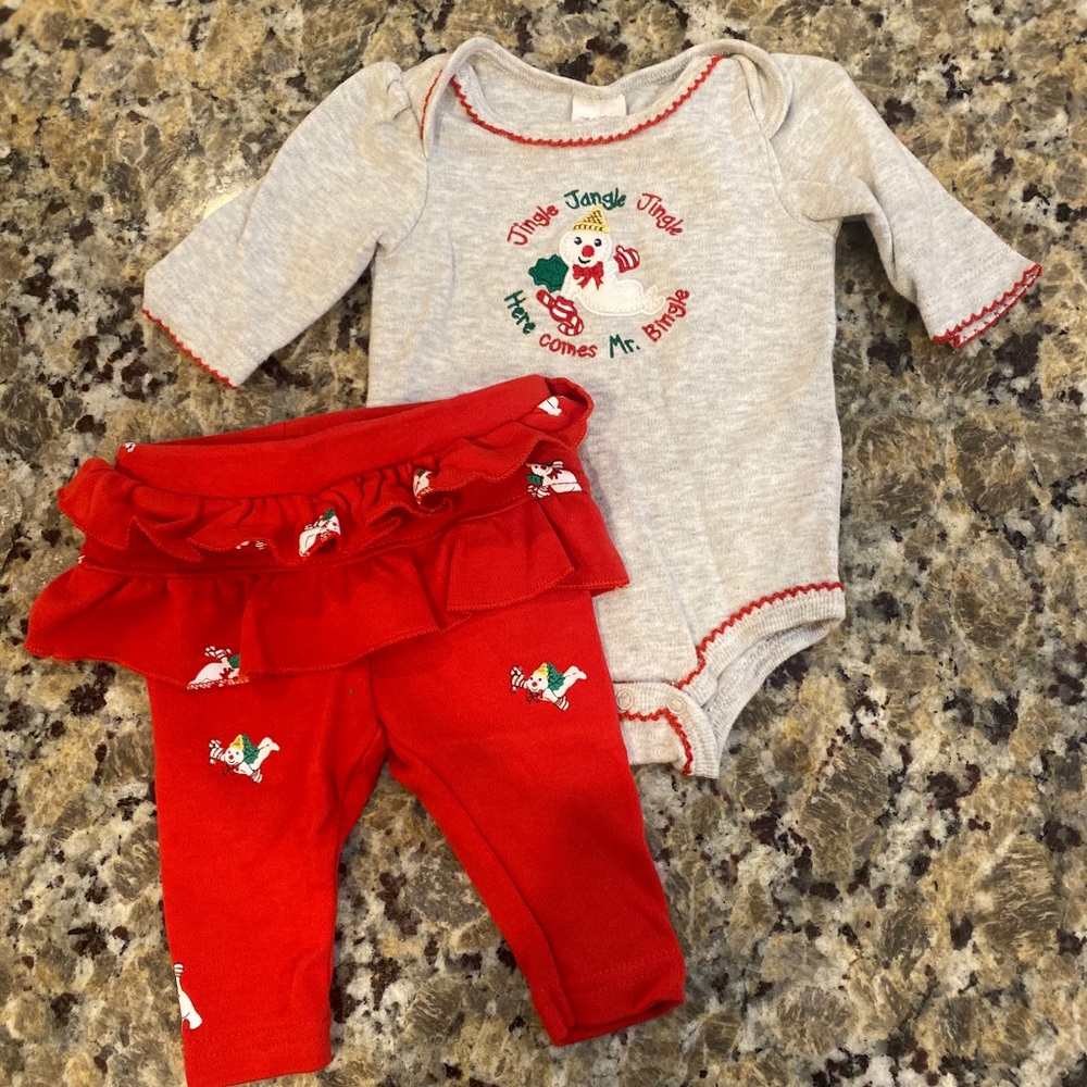 Baby girl Christmas outfit